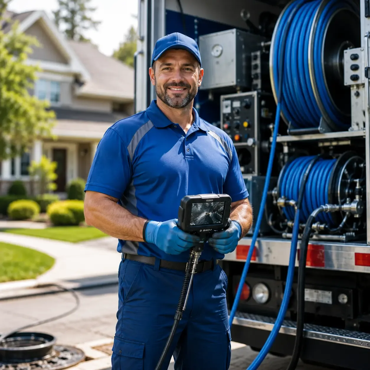 Local outdoor drain cleaning specialists in Guerra, TX
